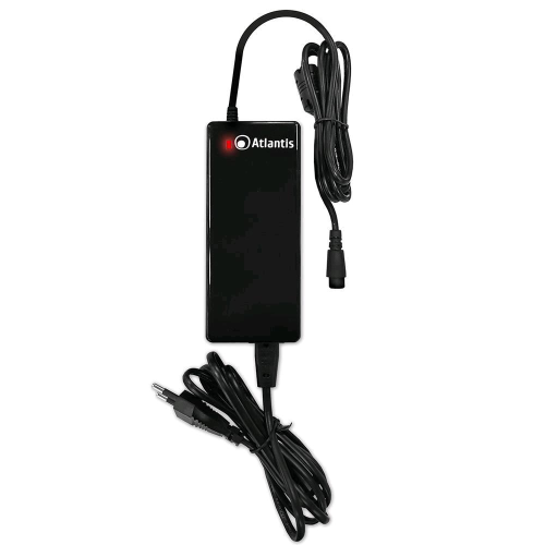ATLANTIS P008-SC-90AM ALIMENTATORE UNIVERSALE AUTOMATICO PER NOTEBOOK 90 W 13 CONNETTORI INTERCAMBIABILI INCLUSO CONNETTORE PER HP NERO